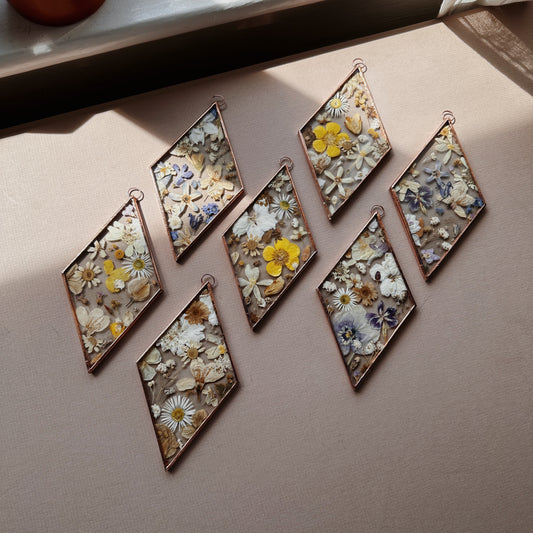 Mixed Flower Diamond Frames